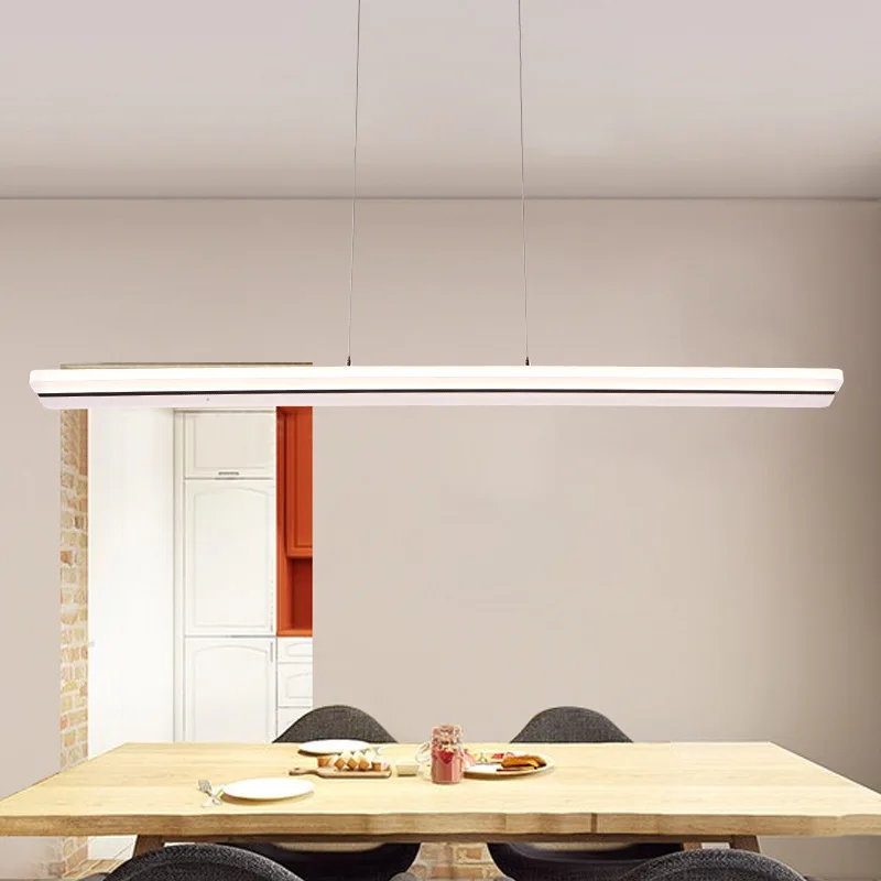 Newest Design Modern LED Pendant Lights for Dining Room White Acrylic LED Pendant Lamp Contemporary L100CM H150CM