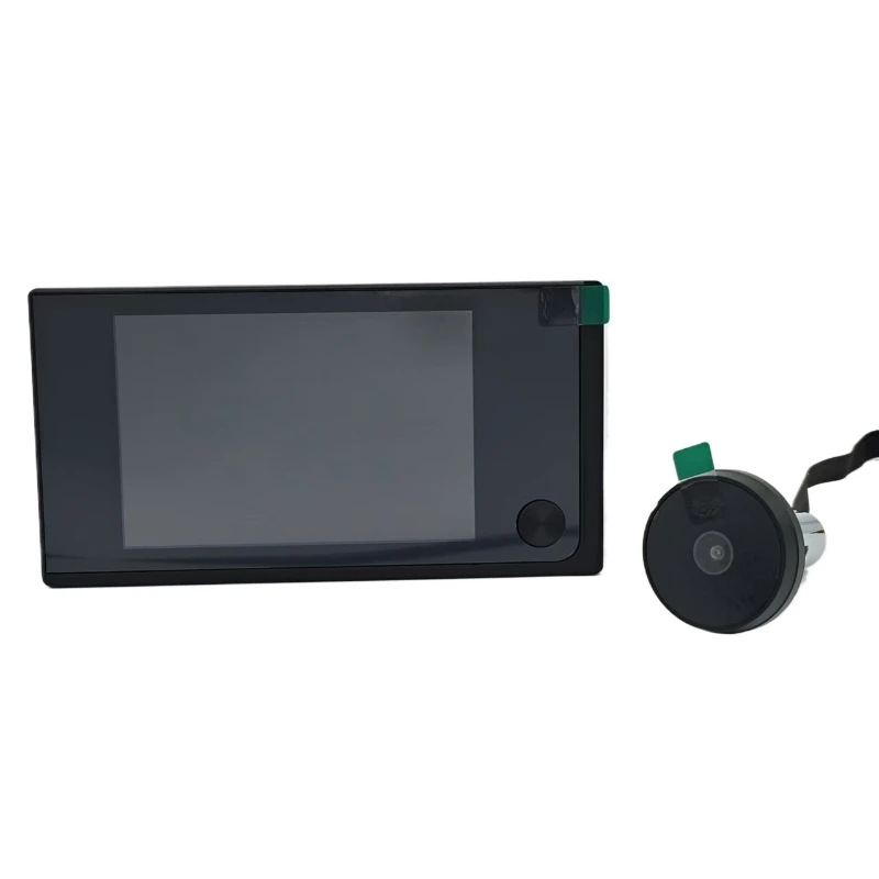 

3,5-дюймовый ЖК-цифровой видеодверной звонок, электронный глазок, дверная камера, камера для автоматической записи фото и видео, уличный дверной звонок