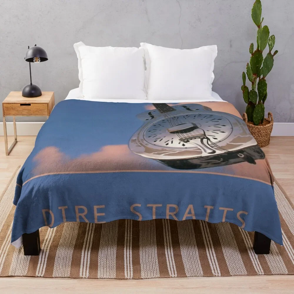 

Dire Straits Brothers In Arms Album Cover Throw Blanket Stylish Decor Blanket Gift for Friends Roommate