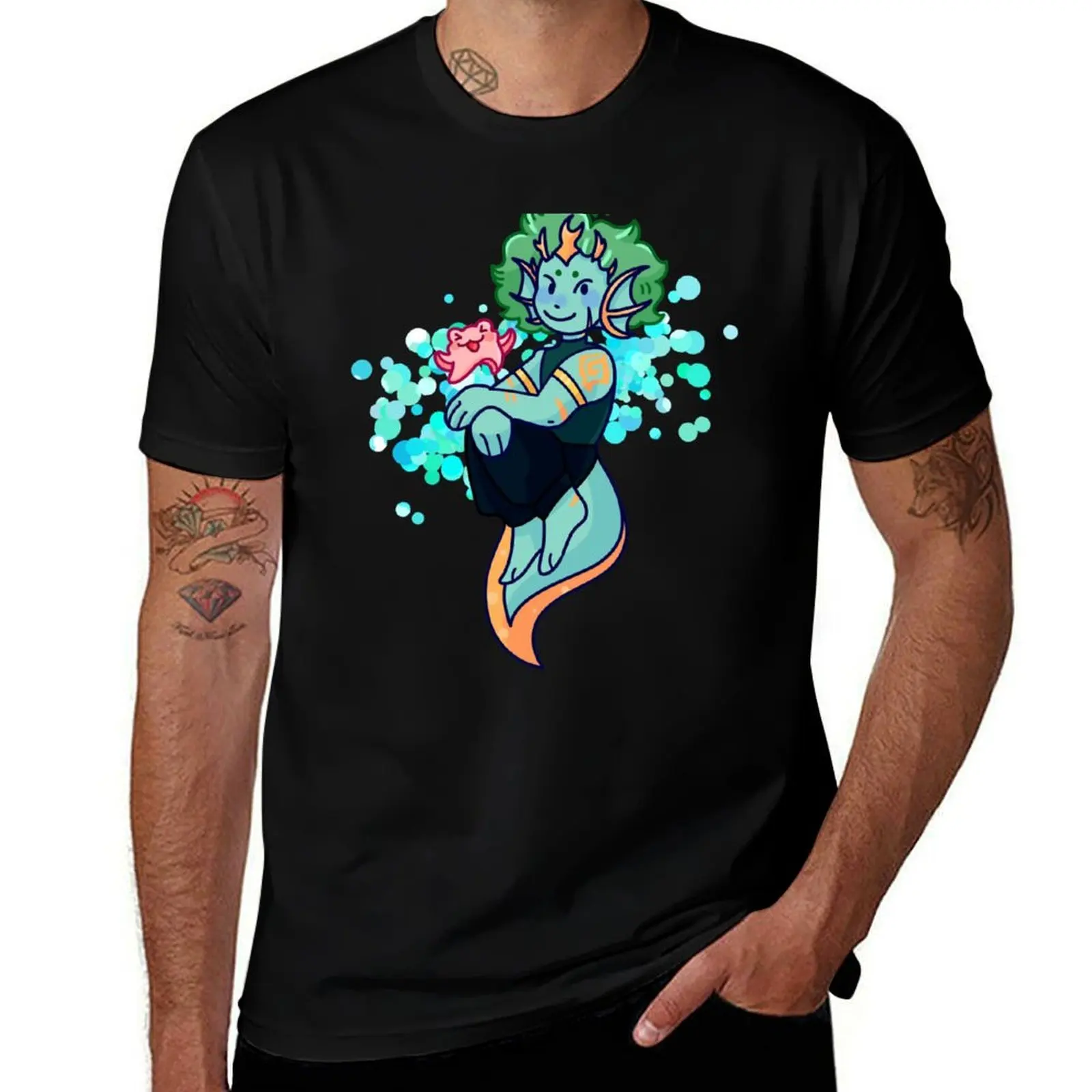Gillion and Pretzel !! T-Shirt Minimalist Plain Crew Neck T-Shirt