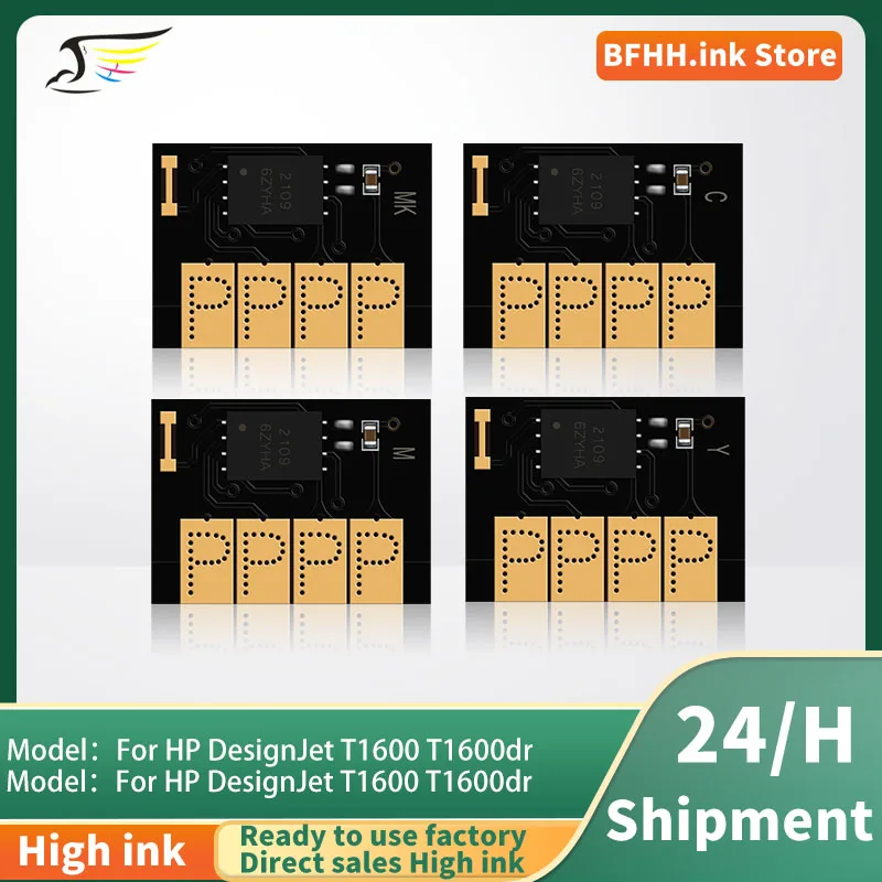 730 730XL Cartridge Chip 300ML For DesignJet T1600 T1600dr T1700 T1700dr T2600 T2600d P2V68A P2V69A Printer Ink Cartridge Chip
