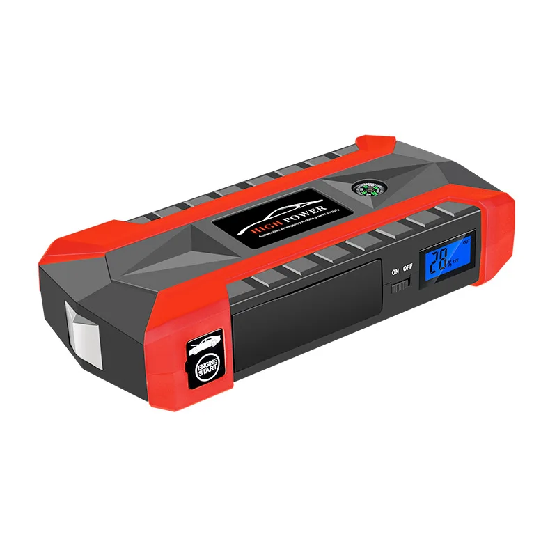 Car Jump Starter Power Bank for Mobile Phones Tablet Charger Auto Jumper Engine Battery Emergency with Flashlight 39800mAh