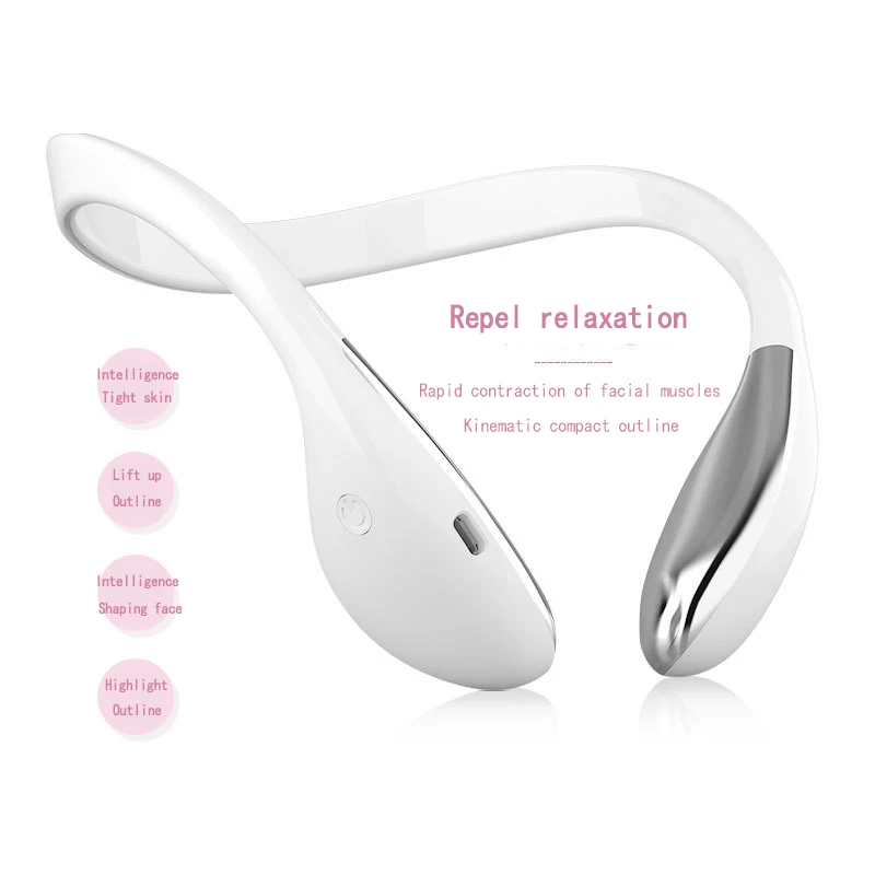 Masajeador de elevación Facial con vibración EMS, masajeador eléctrico inteligente moldeador de cara en V, máquina de Estiramiento Facial de microcorriente, herramientas de belleza y salud
