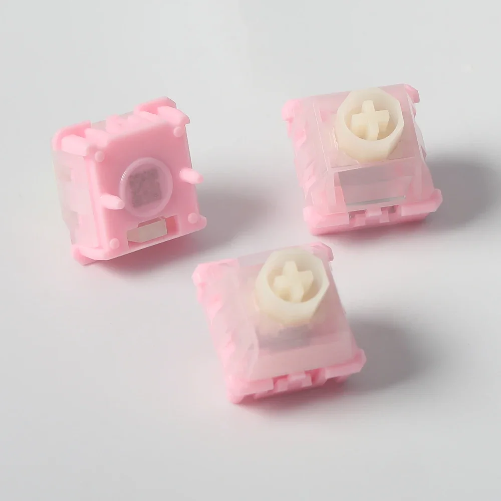 

Wuque Studio WS Flux Babao White Pink Magnetic Switch Custom Magnetic keyboard HIFI Sound 35gf RGB Linear Pre-lubed Hall Effect