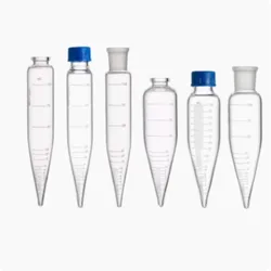 1pc 100ml Glass graduated centrifuge tube glass cylinder lab supplies