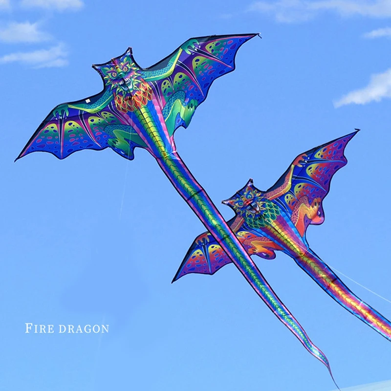 New Cartoon 3d dragon Flying Kites For Children Adult Outdoor Fun Sports Kites