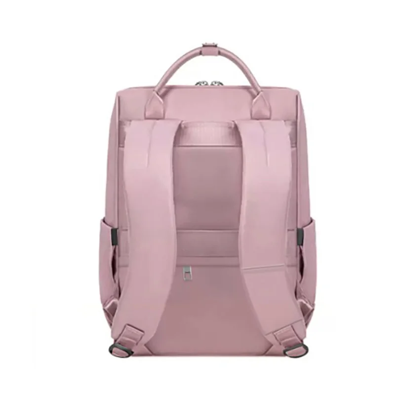 Japanese Commuter Women's Backpack Business Laptop Rucksack Solid Colour Two-shoulder Bag Large Capacity Waterproof Travel Bag