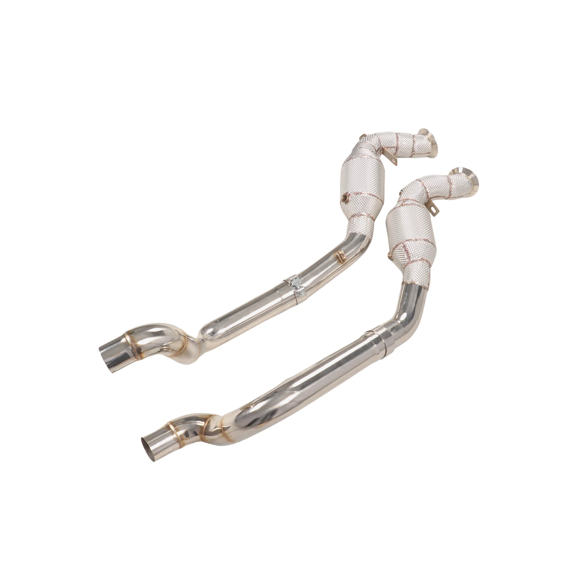 

YTDownpipe with Three-Way Catalyst and Heat Insulation for Porsche Panamera 970, 970.1, 970.2 3.0T