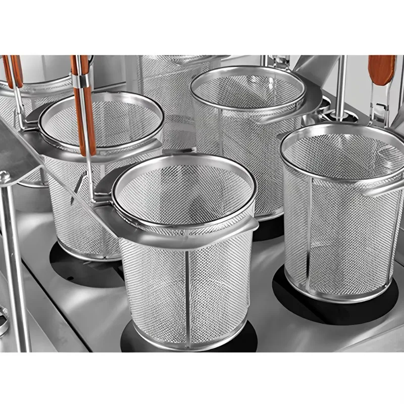 2026 Basket Electric Pasta Cooker with Automatic Lift Efficient Cooking Equipment for Fast Food Chain Catering