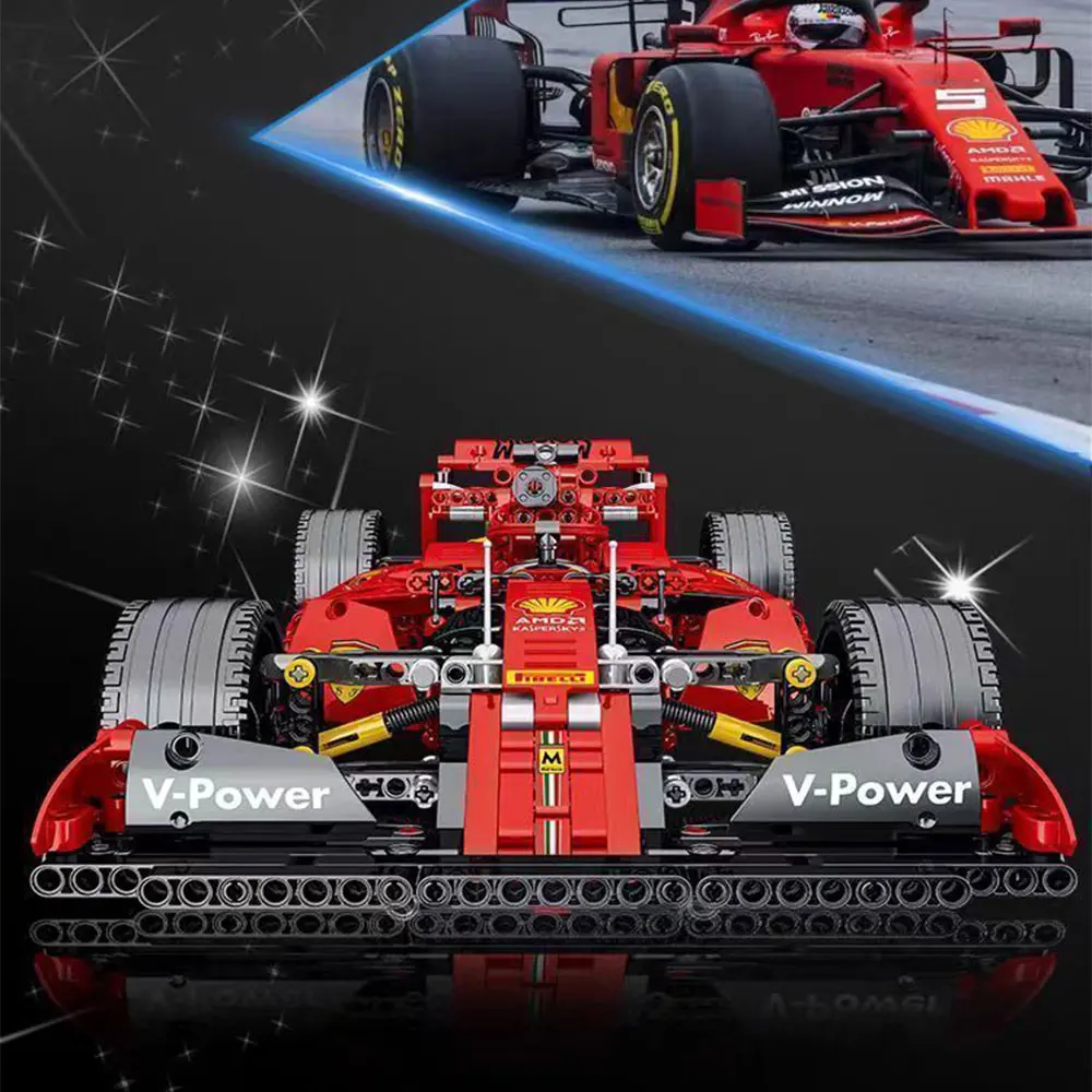 Technical1:14 631Pcs Performance Building Blocks Super Races Car Assembly Model DIY Vehicle Toys Bricks Birthday Gifts