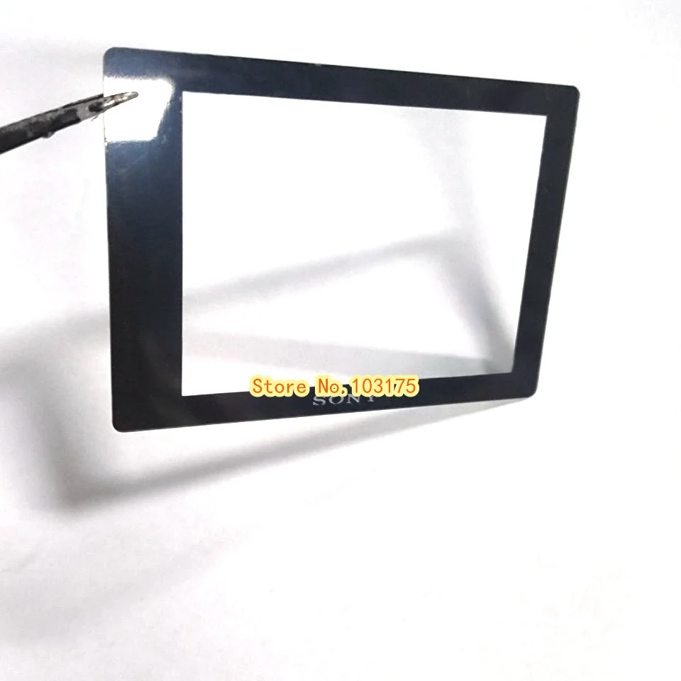 Novo para tela lcd janela display (acrílico) vidro exterior para sony a7 a7k a7r a7s digital protetor de tela + fita