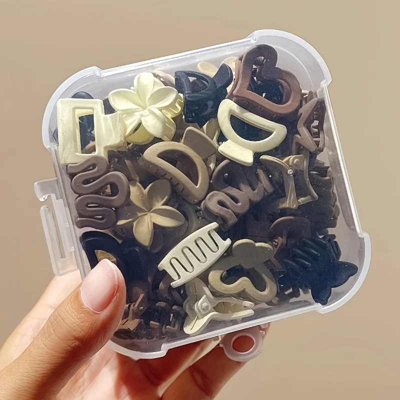 Confezione mista beige da 5/10/20/30 clip piccole, accessori per ragazze carine: perfetti per l'uso quotidiano, occasioni speciali o regali di viaggio