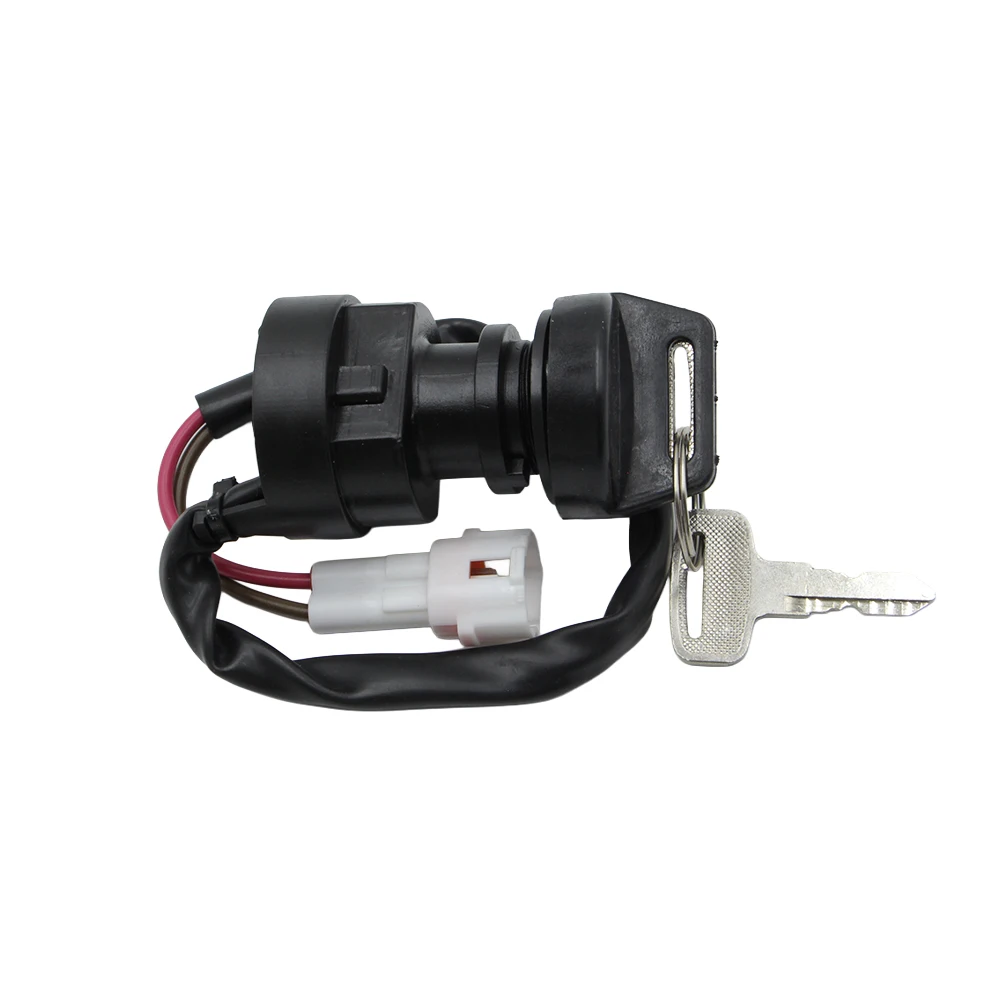 2-pin ATV ignition switch for Yamaha Raptor 350 660 700 YFM350 YFM660 YFM700 motorcycle ignition key switch