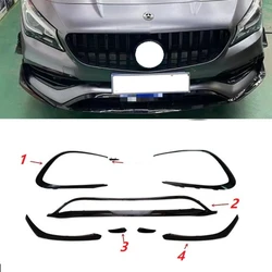 Front bumper grille decorative strip For Mercedes Benz CLA Class W117 CLA45 2016-2018