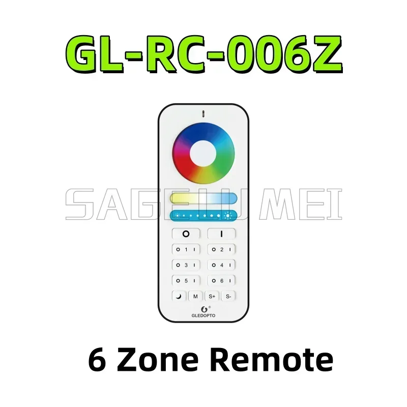 GL-D-006P/007P Gledopto LED Downlight Pro 6W/12W Zigbee 3.0 Smart RGBCCT Waterdicht Werk met Tuya APP/Voice/RF Afstandsbediening