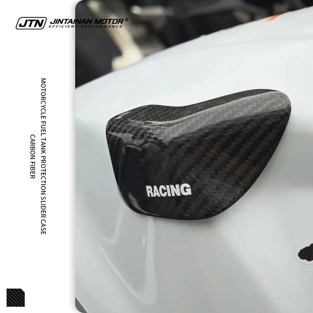 

Fuel Tank Protective Cover For KAWASAKI Ninja 400 Z400 2017-2023 Motorcycle Carbon Fiber Block Anti Fall Slider Cover Acces