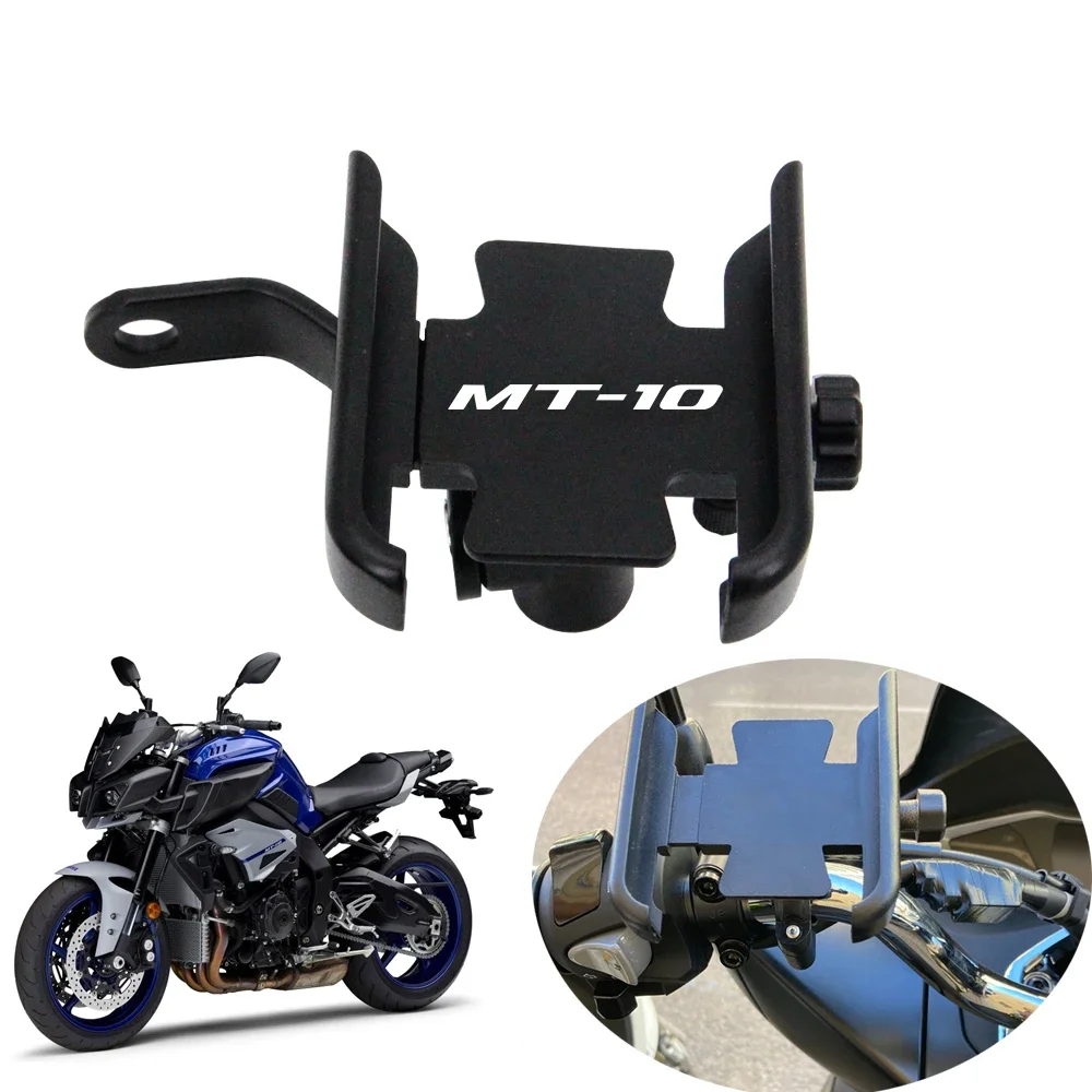 

For Yamaha MT 10 MT-10 2015-2018 2019 2020 2021 Motorcycle Cell Phone Holder Handlebar GPS Stand Bracket Motorcycle Accessories