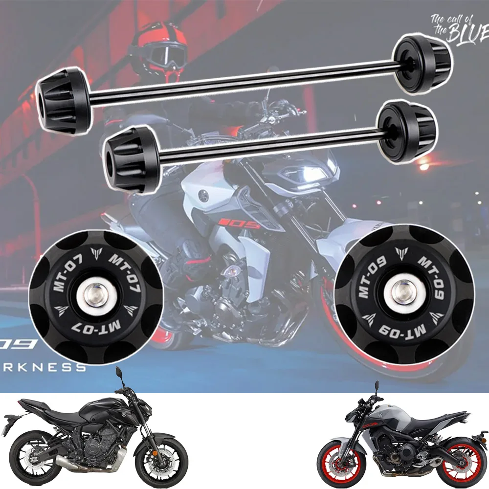 

Задняя передняя ось, ползунок вилки для YAMAHA MT07 FZ07 MT09SP 2014-2022 MT09 FZ09 SP, защита колес мотоцикла MT FZ 07 09 2021