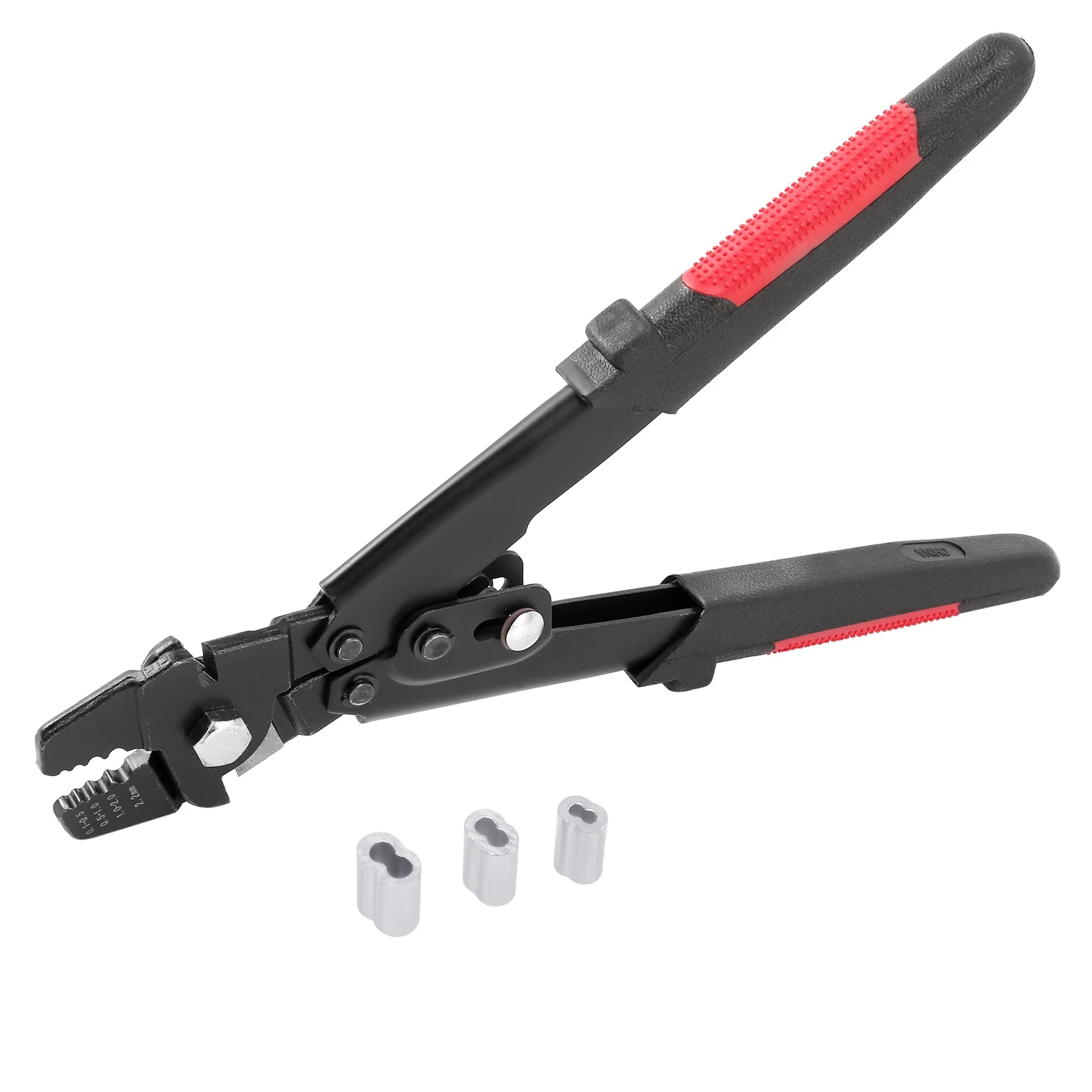 

Wire Rope Crimping Tool Wire Rope Swager Crimpers Fishing Plier With Crimp Sleeves Kit-[Jyqn A78G]
