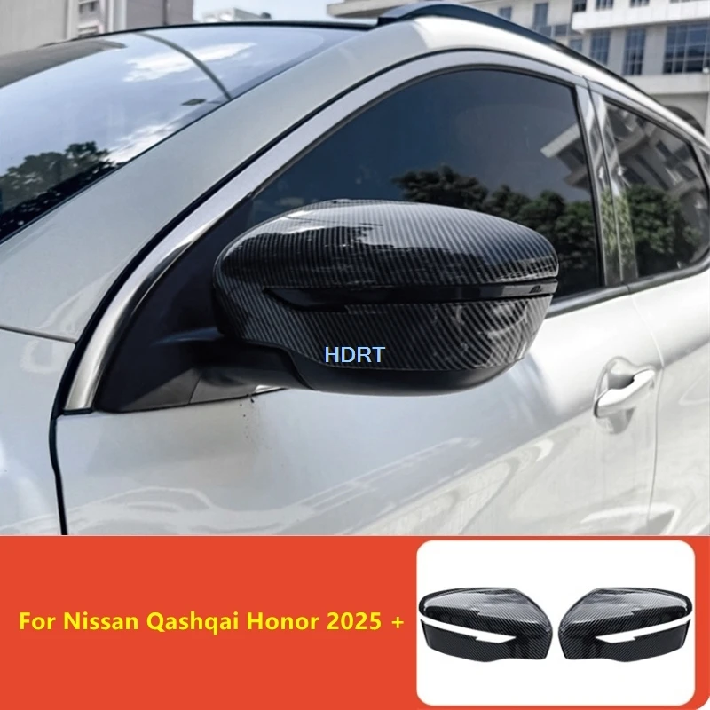 

For Nissan Qashqai Honor 2025 + Car Style Protector Decoration Accessories Door Side Rear View Mirror Shell Reverse Mirror Cover