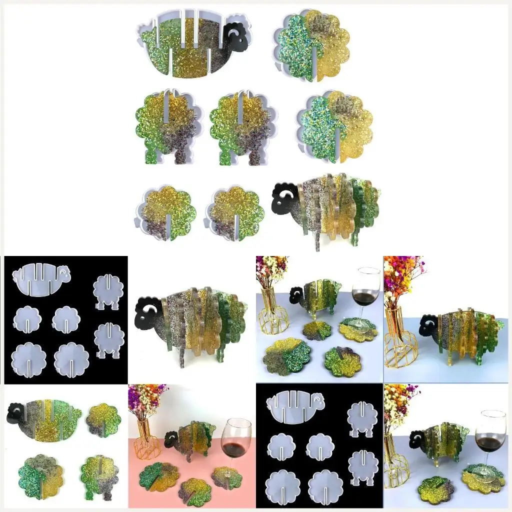 

Artistic Animal Mold Silicone Cup Mat Jewelry Mould for Craft Lovers