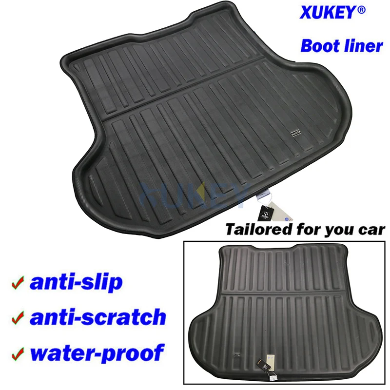 Boot Liner Rear Trunk Mat Cargo Tray Floor Carpet Protector 2008 2009 2010 2011 2012 Fit For Mitsubishi Outlander 2007-2012