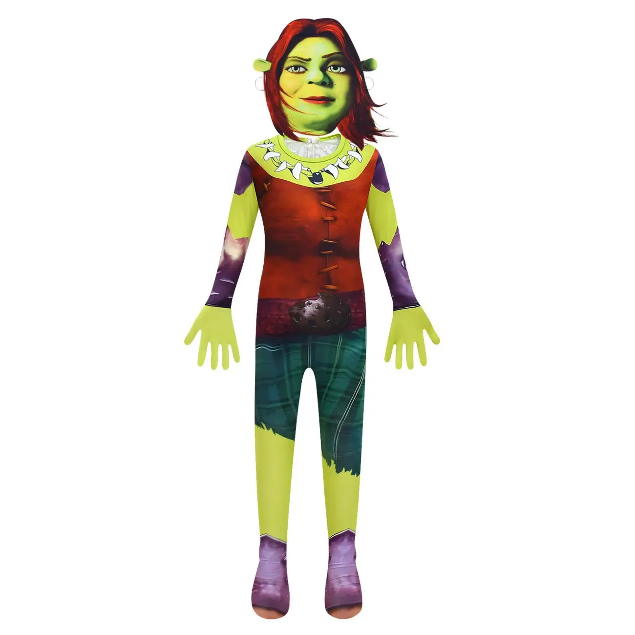 Fiona sheks Costume Cosplay Halloween spettacolo per bambini Cos Costume tuta maschera