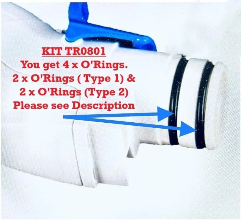 

4PCS RV Part Trigger Grip Water Pump 'O' Rings Kit For TR0801 For Truma Ultraflow Replacement RV Replacement Accessories