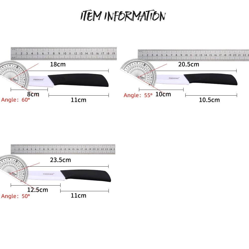 Beauty Gifts Zirconia Ceramic kitchen knife set 3\