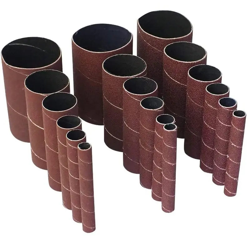 

YANA50I For Oscillating Sander Sanding Sleeves 18-Pack Spindle Sander Sleeves- Includes 80 150 240 Grit Sandpapers In 4-1/2" Len
