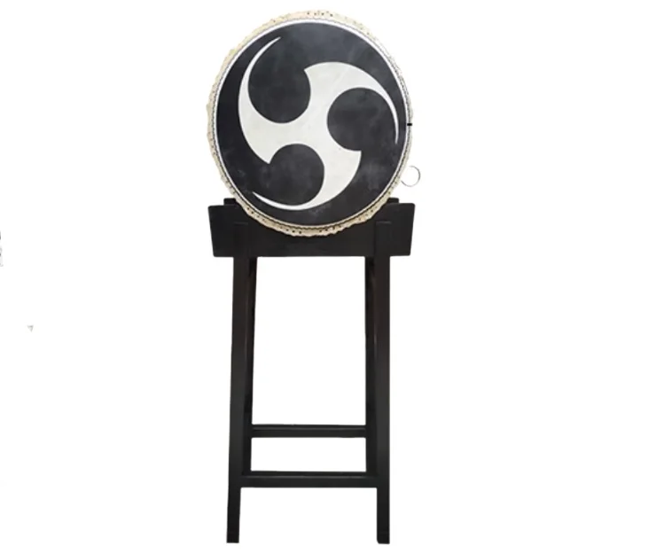 

Taiko Japanese drum 18 inches Equipped with a vertical drum stand Traditional percussion instruments