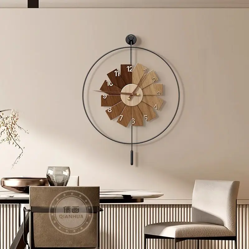 Luxury Wall Clock Modern Living Room Hanging Wall Clock Stylish Aesthetic Large Clocks Designer Creative Art Silent Home Decor