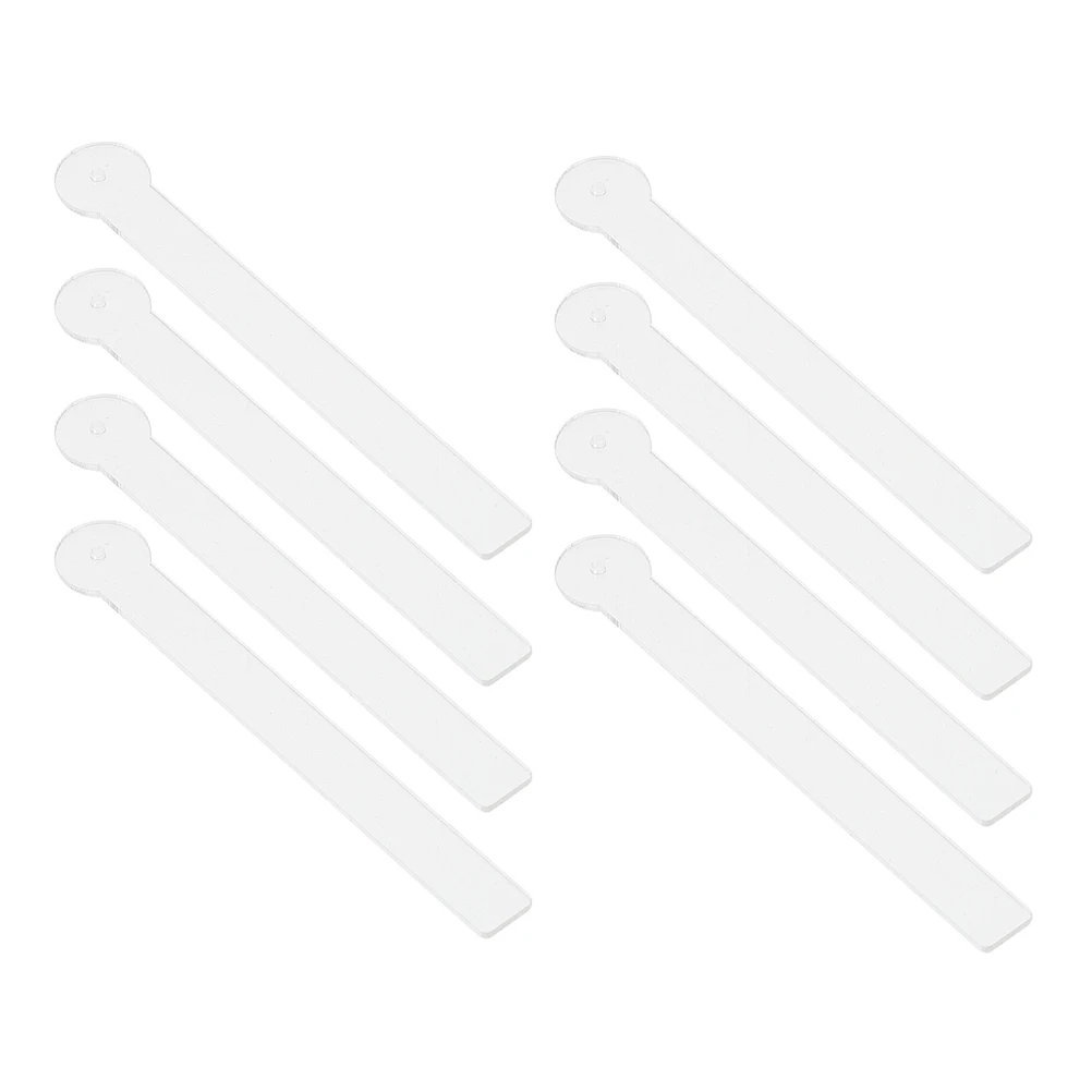 

8 Pcs Earrings Display Stand Acrylic Showcase Stick Strip Rack Storage Holder for Jewelry Store Sturdy Durable