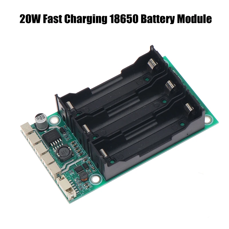 Module de batterie au Lithium 18650 à Charge rapide 20W, 3.7V 11.1V, Charge rapide, alimentation UPS