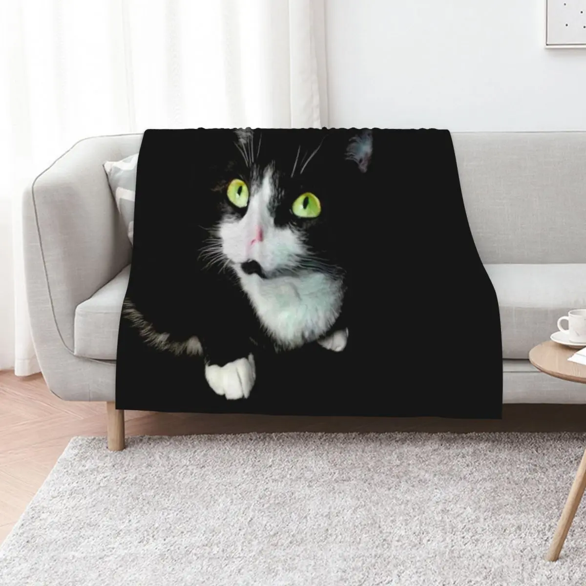 Couverture Papa Sonny the Miracle Kitty, couverture fine et douce pour dormir les nuits d'été