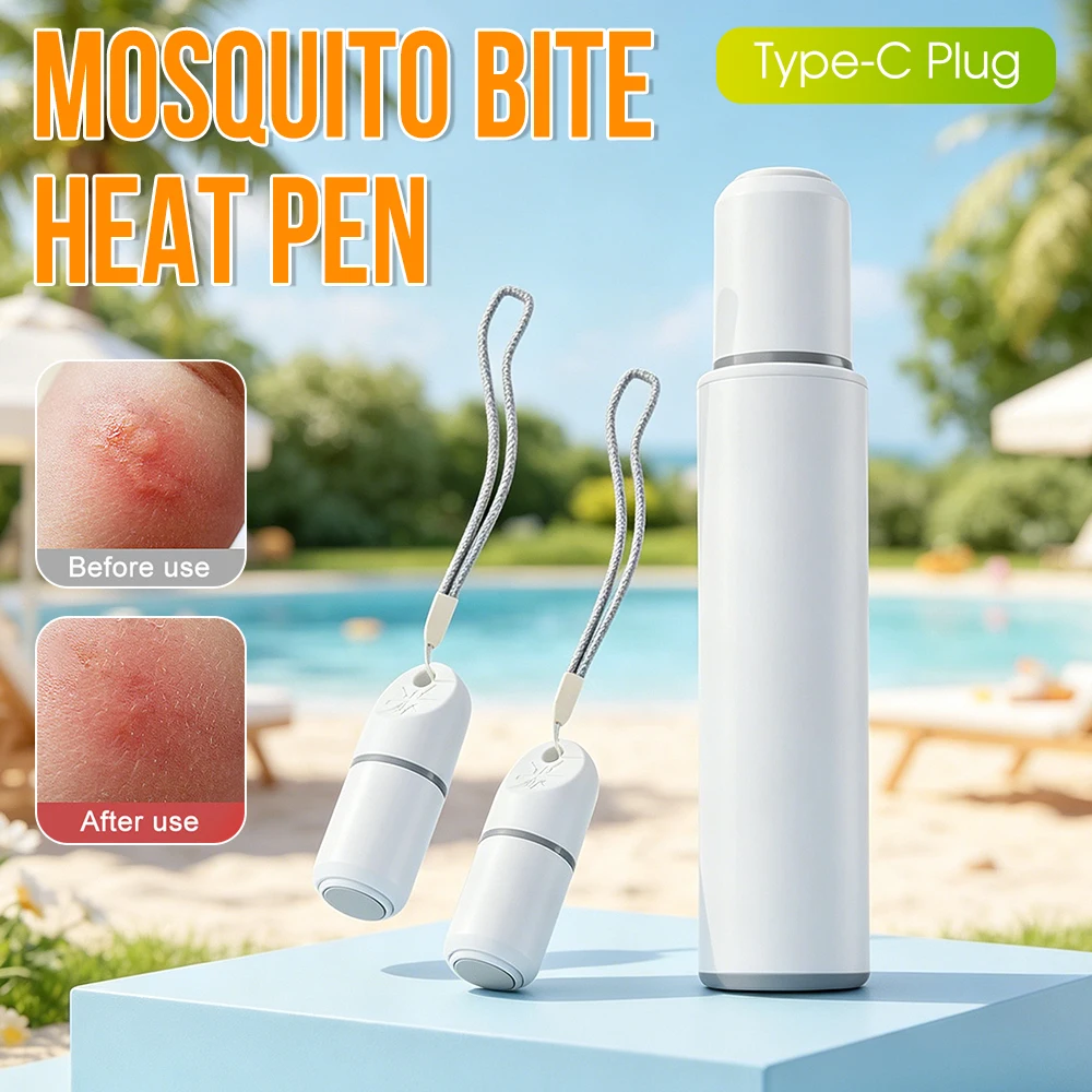 Mosquito Bite Heat Pen Anti-Mosquito Bite Pen Natural Mosquito Bite Heat Pen Electric Insect Bite Healer for Indoor Outdoor