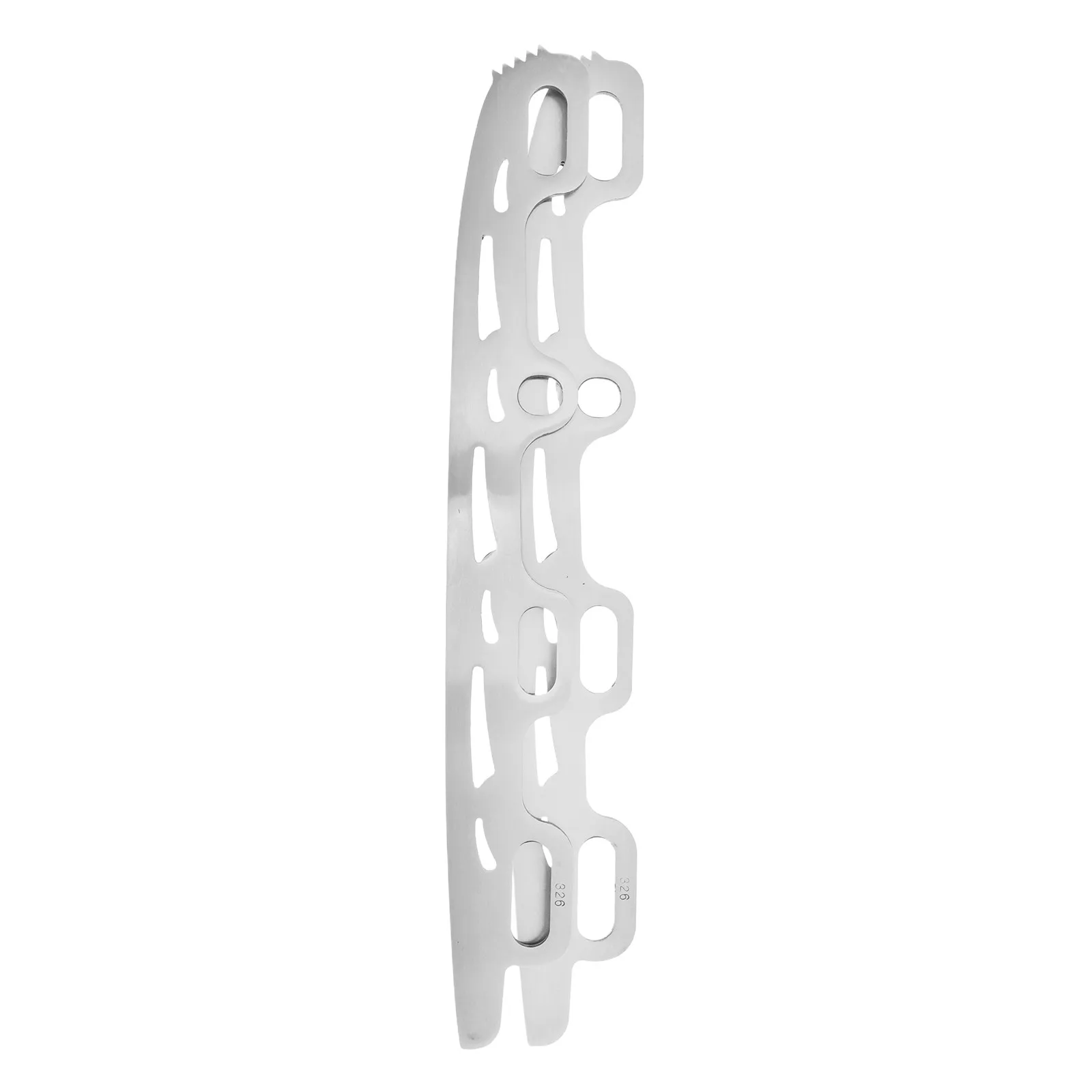 

1Pair Figure Skate Blades Stainless Steel Interchangeable Ice Skating Accessories Replacement Blades for Hockey Skate Shoes