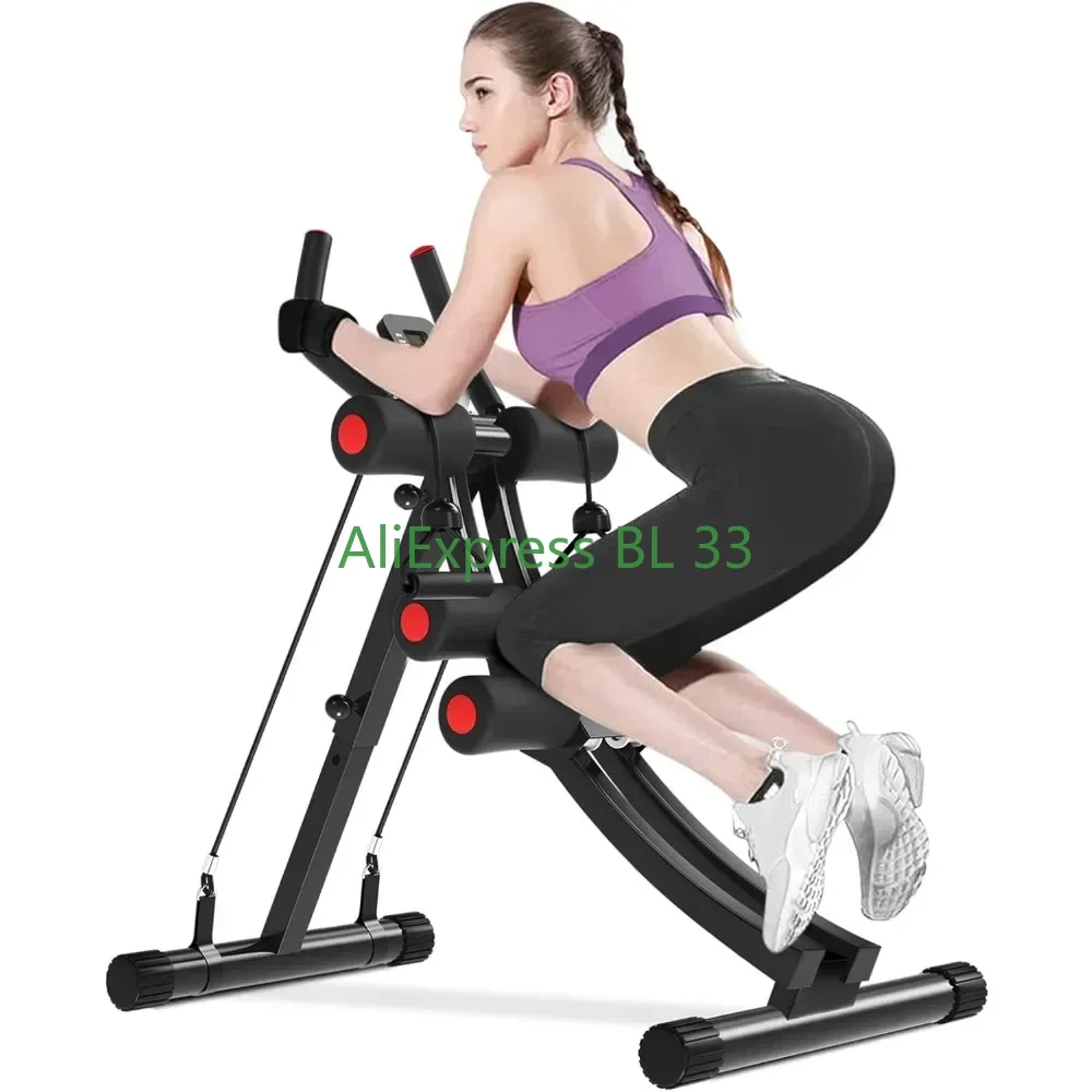 --Workout Equipment For Strength Training,Adjustable Ab Exercise Equipment For Stomach Workout,Foldable Core Abdominal