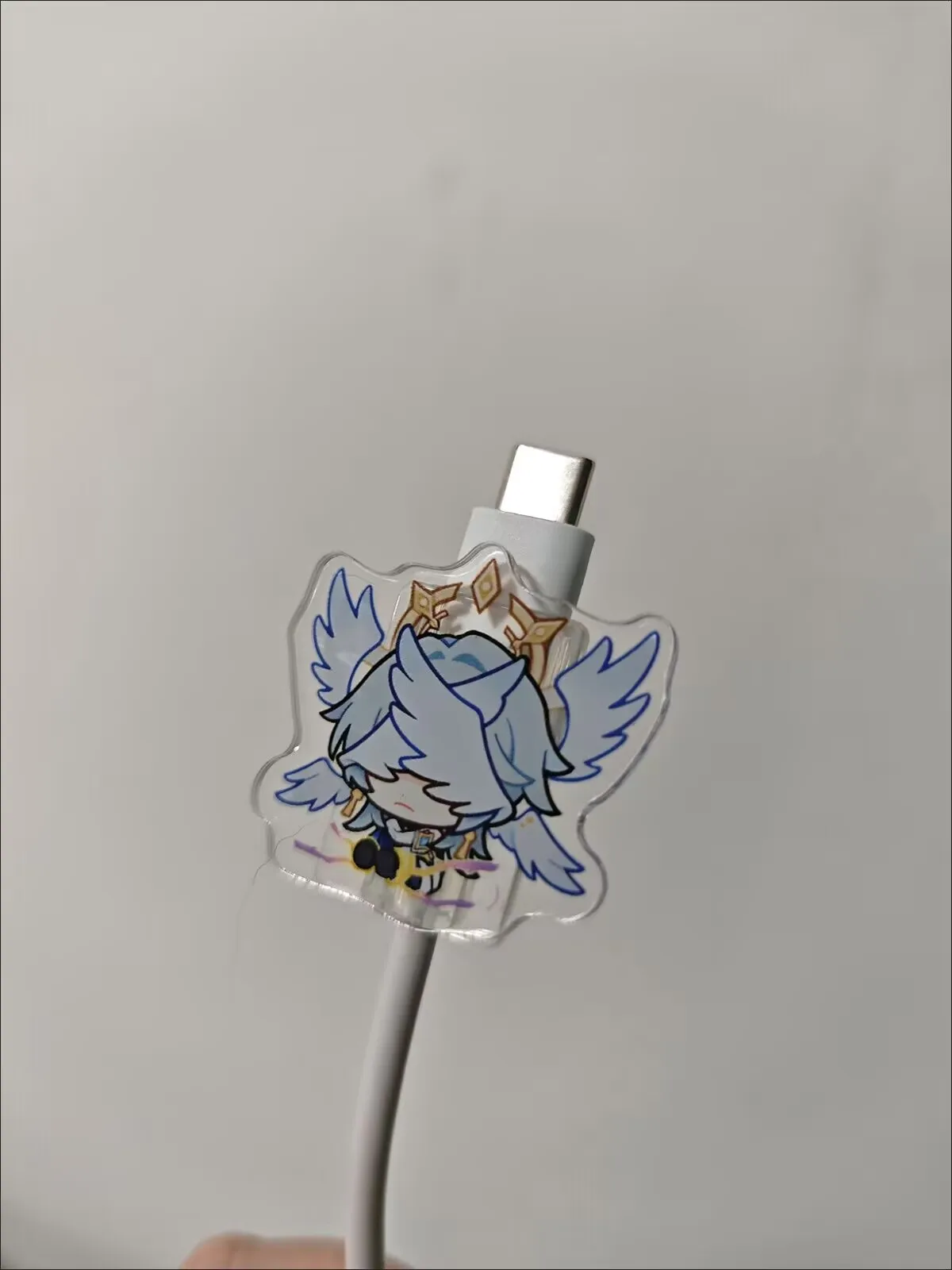 "Broken Star Rail"، غلاف حماية كابل بيانات الأحد، مدير الكابلات، جهاز عض الأسلاك اللطيف، مناسب لنظام Android Type-C