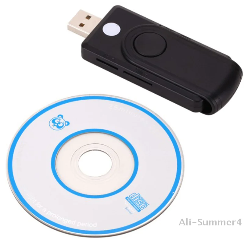 UTHAI X02 USB SIM Smart Card Reader für Bankkarte CAC ID SIM SD TF/Micro SD