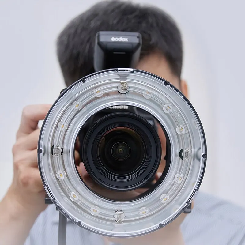 Godox R200 Ring Flash Speedlite Led Video Licht Voor AD200 AD200Pro 200Ws 5800 ± 200K Met Modeling Lamp Voor portret Macro Shootin