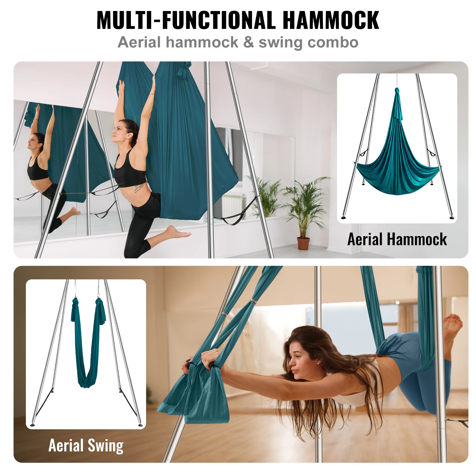 with 6.6 Yards Aerial Silks Ma - Aerial Silk Hammock review and price