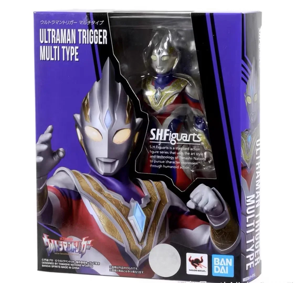 Bandai-S.H.Figuarts Ultraman, UltraSeven UltraSeven, Zoffy Gatilho, Leo Pai da Figura Ultra Ação, PVC Brinquedos Modelo Colecionáveis, 100% Original