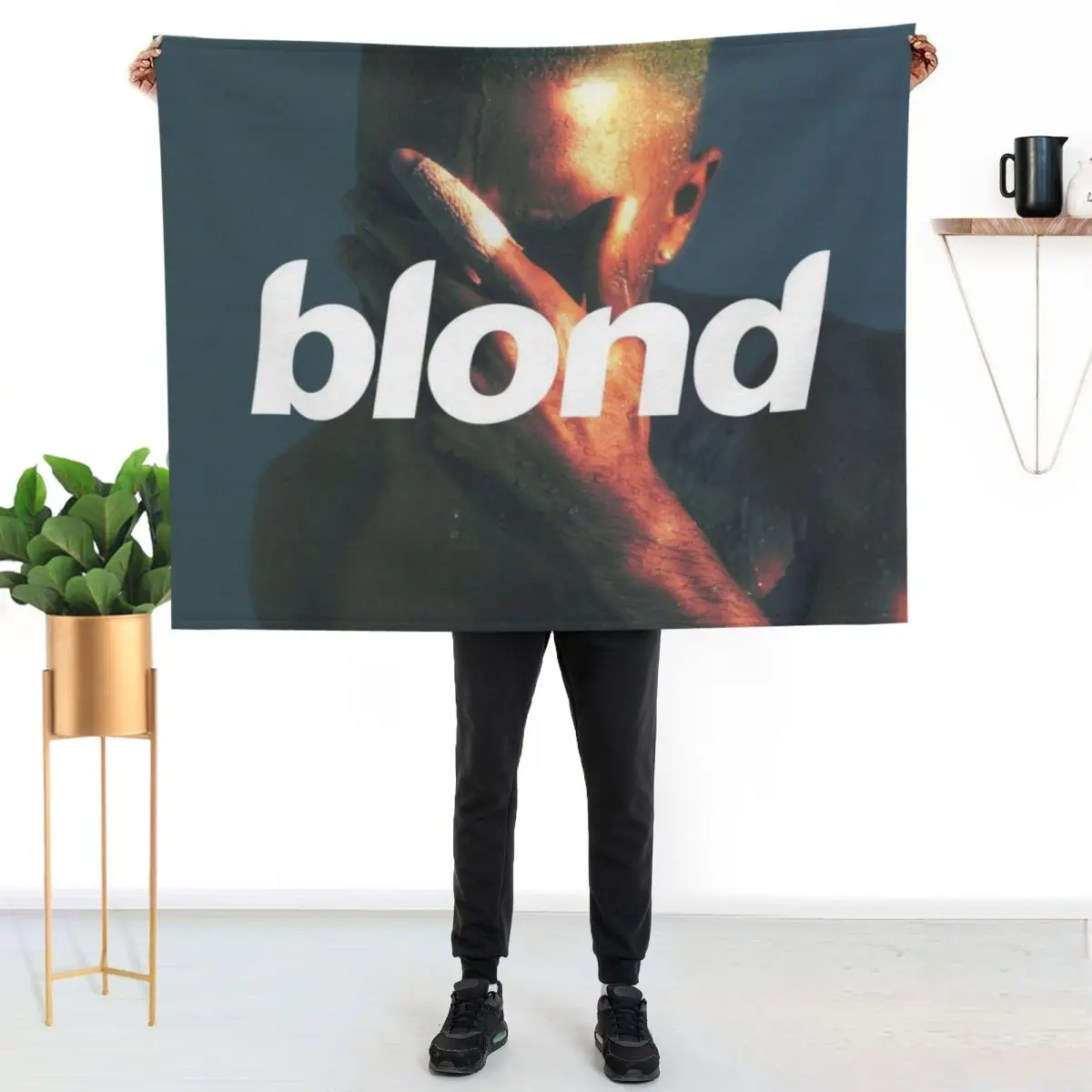 Frank Ocean Blond Hi Res Throw Blanket christmas decoration wednesday Giant Sofa Hairy Soft Softest Blankets