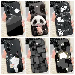 Luxury Fashion Back Cover For Tecno Camon 20 Pro 4G 5G Shockproof Coque On Camon 20 Premier Camon20 Phone Case Rabbit Cat Bumper