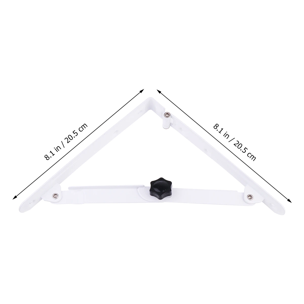 

2 PCS Tilt Adjustable Solar Panel Brackets 0 90 Degree 60kg Capacity Anti Corrosion Foldable Module Support For Home Farm