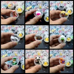 6pcs 32mm Children Mini Little Animal Toys Funny Pet Ball Egg Little Dolls Gift Capsule Toys for Vending Machine Children