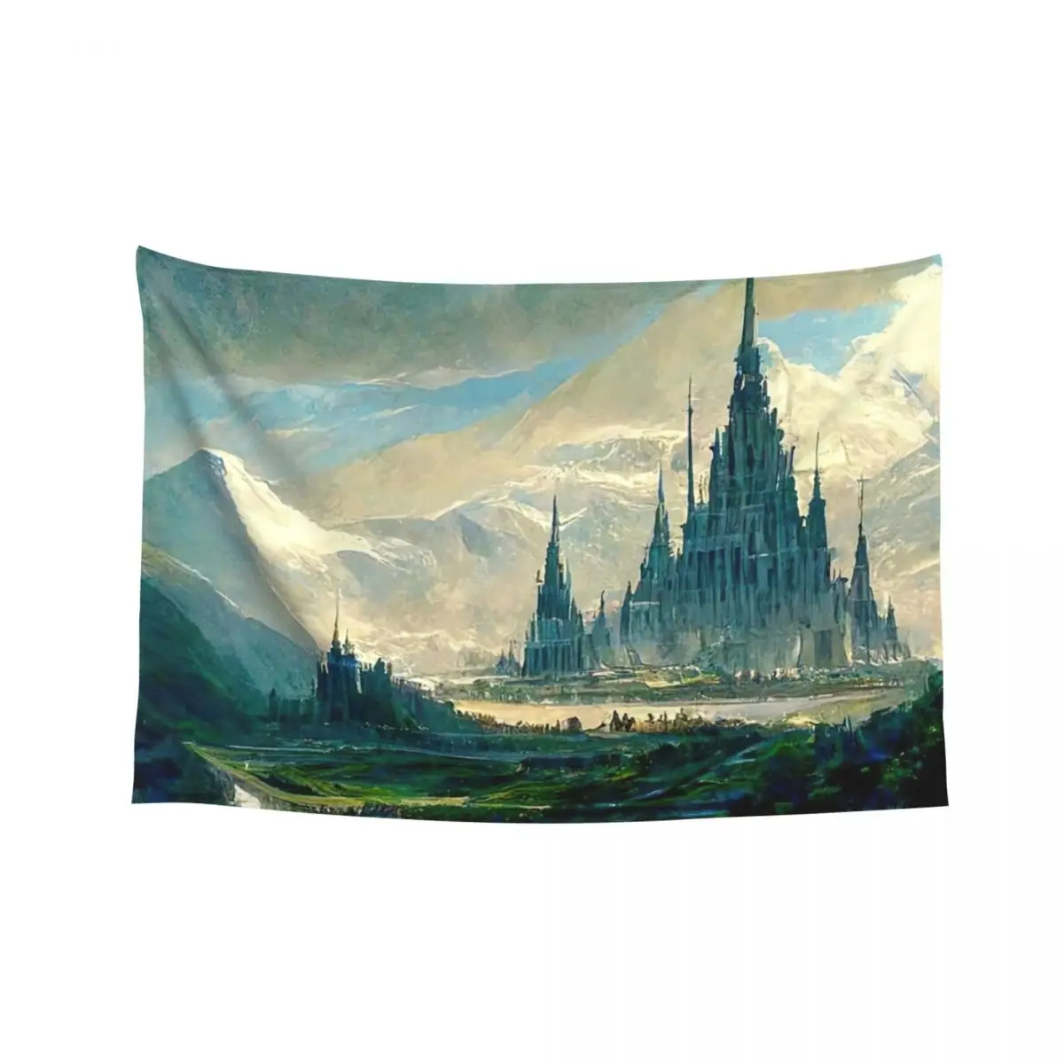 

Gondolin Tapestry Anime Decor Custom Wallpaper Korean Room Decor Tapestry