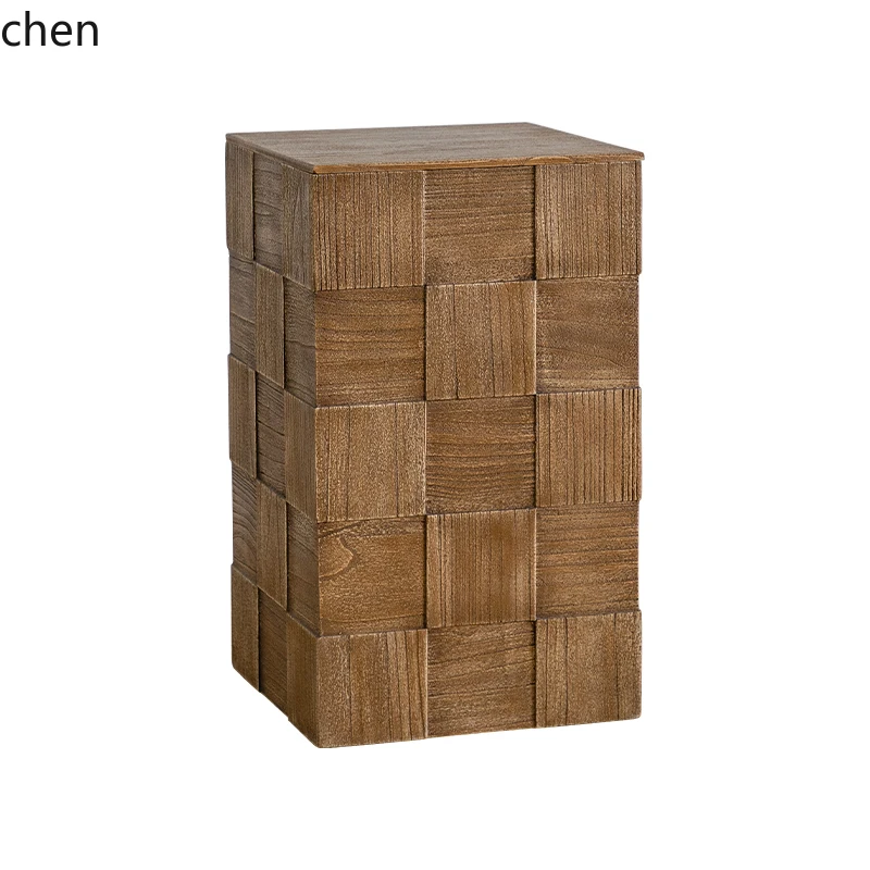 HT أريكة الجانب عدد قليل من شقة صغيرة غرفة المعيشة تخزين طاولة القهوة B & B غرفة نوم الفندق طاولة السرير #3