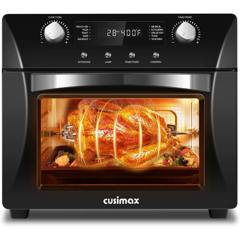 

Air Fryer Oven,10-in-1 Air Fryer Toaster Oven Combo,24QT Convection Toaster Oven Countertop with Rotisserie